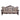 Benbek - Sofa With 5 Pillows - Fabric & Antique Oak
