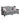 Hannes - Sofa With 2 Pillows - Gray Fabric