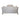 Vendome II - Sofa With 6 Pillows - Two Tone Ivory Fabric & Antique Pearl