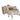 Bently - Sofa With 7 Pillows (Same Lv01579) - Fabric & Champagne