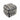 Mariel - Cotton Pouf - Black