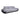 3- Seater Bolster Sofa Black Wood Base - Gray